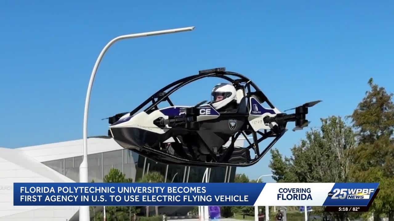 Florida Polytechnic University develops electric flying vehicle for police emergencies — WPBF West Palm Beach, Corpus Christi Community news